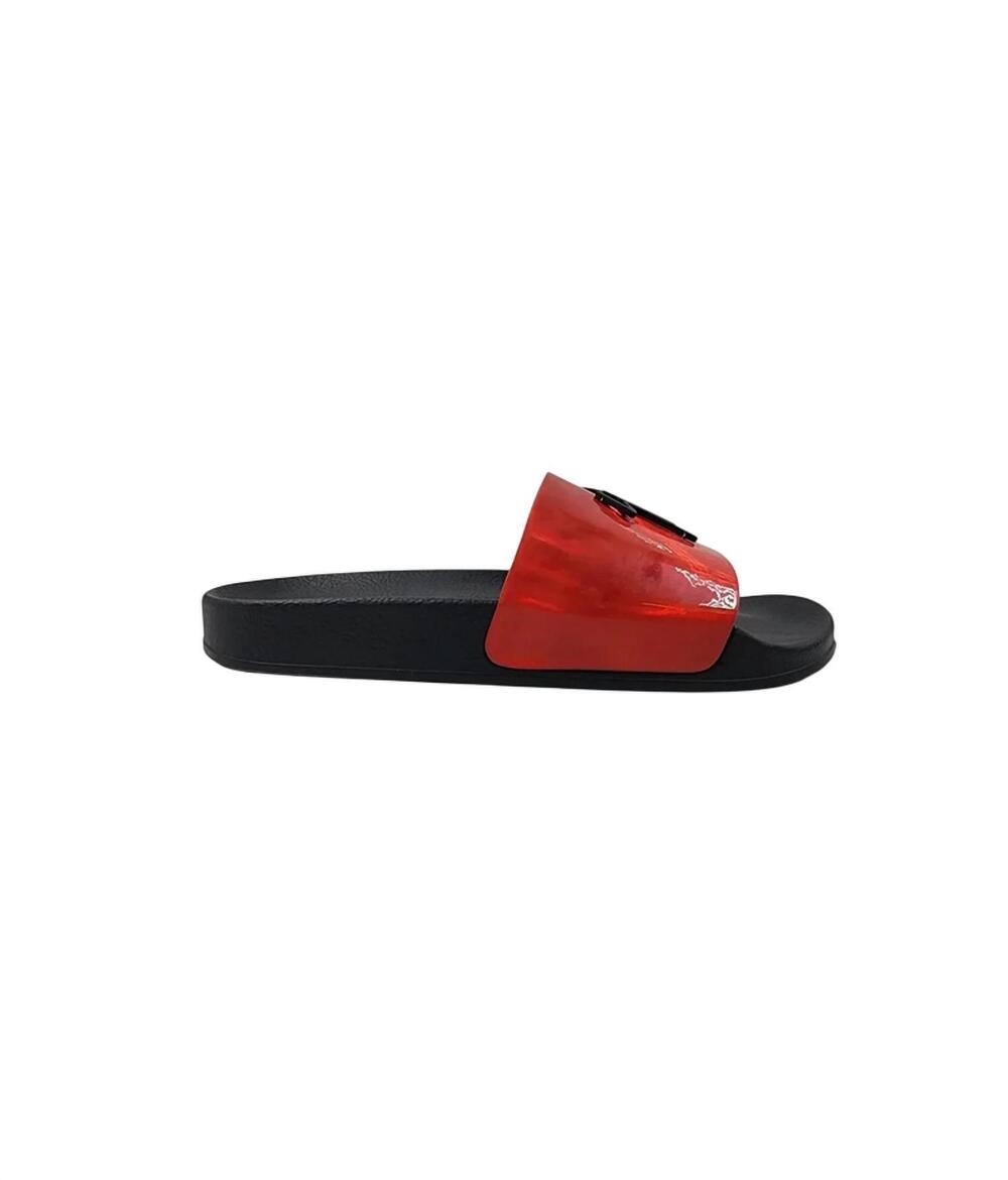 NEW GIUSEPPE ZANOTTI men's newburel metropolis slide sandal in red/black